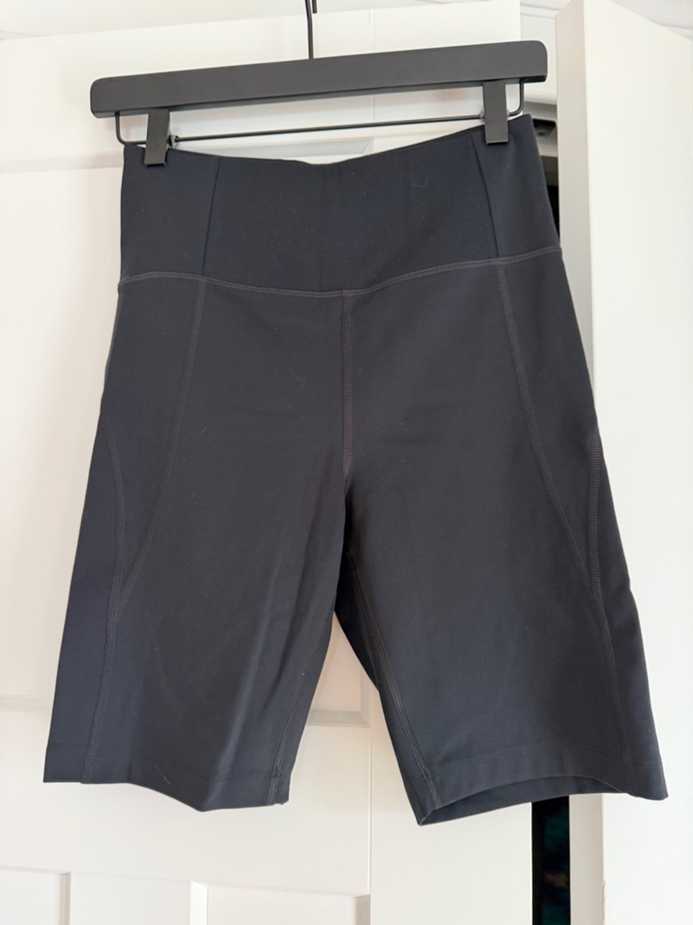 Girlfriend Collective High-Waist Black Women’s Bike Shorts EUC